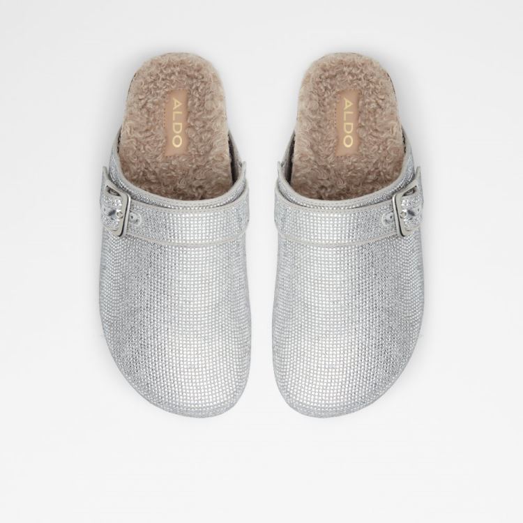 Aldo Wfh Mules Skor Dam Silver | 3inBnibM