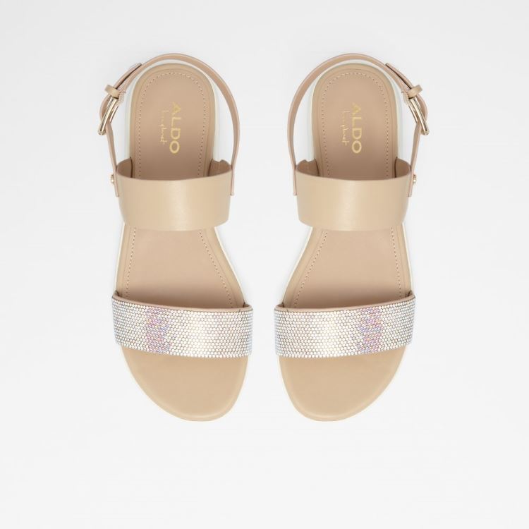 Aldo Woema Platta Sandaler Dam White-Bone Synthetic Mixed Material | 0QxpNFhb