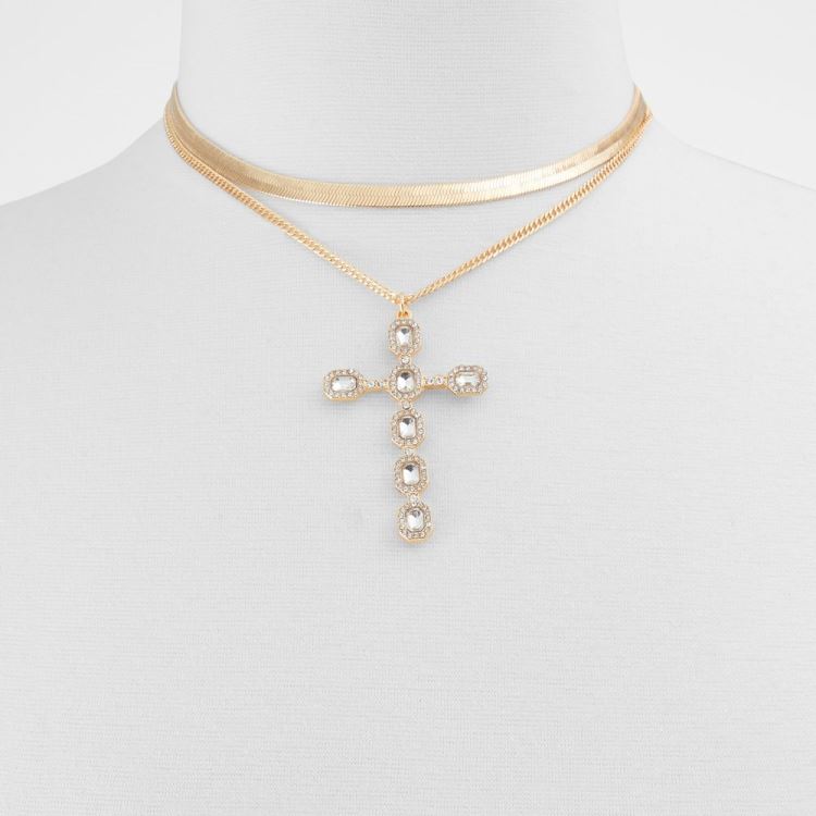Aldo Wykin Halsband Dam Gold-Clear Multi | T7fwXvDS