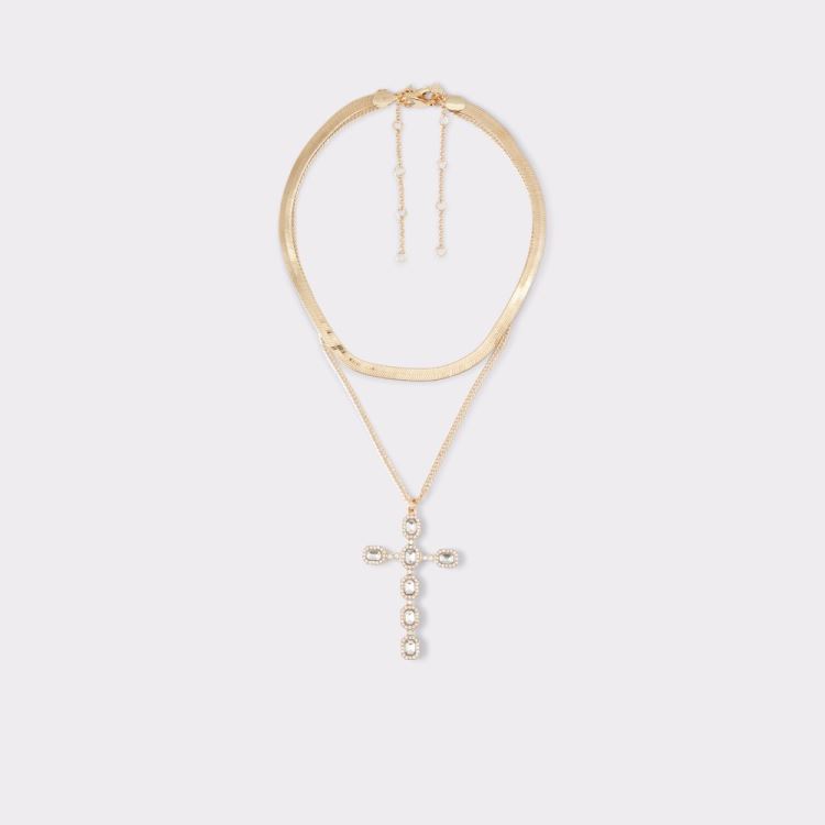 Aldo Wykin Smycken Dam Gold-Clear Multi | 6C34SV3R